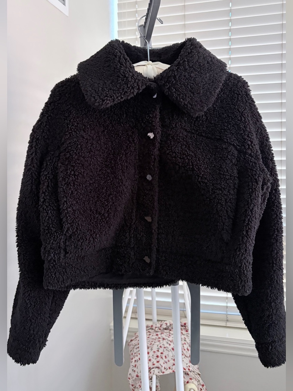 Lululemon Black Fleece/Sherpa Jacket Size 2